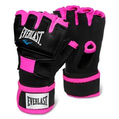 Бинти-рукавички Everlast EVERGEL HAND WRAPS чорний, рожевий Уні M/L 00000024530