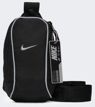 Сумка через плече Nike NK NSW ESSNTL CRSSBDY-MTL PULL 1L чорний Уні 20,5x12,5x5 см 00000029964