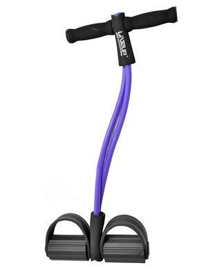 Эспандер с упорами для ног LiveUp SOFT PULL LS3205