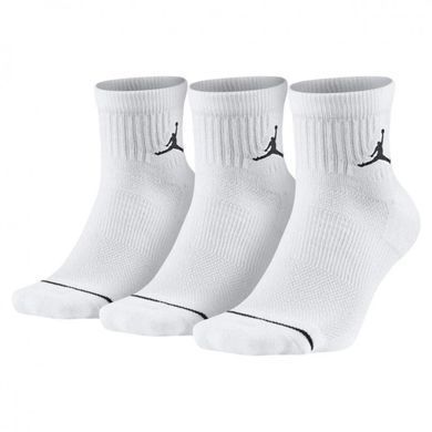 Шкарпетки Nike U J ED CUSH POLY ANKLE 3PR 144 білий Уні 38-42 DX9655-100