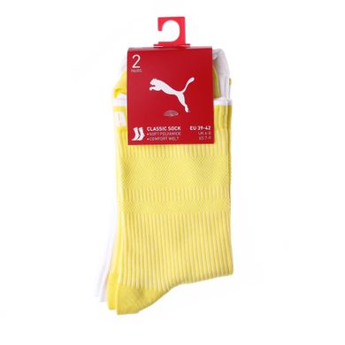 Шкарпетки Puma SOCK CLASSIC 2P WOMEN жовтий, білий Жін 39-42 00000009510
