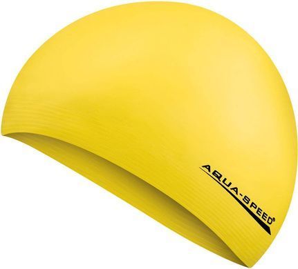 Шапка для плавання Aqua Speed SOFT LATEX 5731 жовтий Уні OSFM 122-18