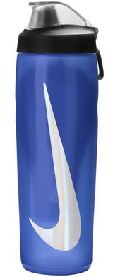 Пляшка Nike REFUEL BOTTLE LOCKING LID 24 OZ синій, чорний, сріблястий Уні 709 мл 00000029761