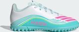 Сороконожки детские Adidas F50 MESSI CLUB TF J белый, бирюзовый, розовый 32 (13.5UK) 19.5 см JQ0949