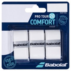Обмотка Babolat Pro Tour 2.0 X 3 white 653053/101