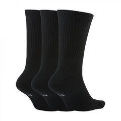 Шкарпетки Nike U NK CREW EVERYDAY BBALL 3PR чорний Уні 42-46 00000012591