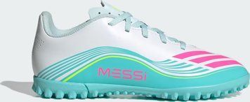 Сороконожки детские Adidas F50 MESSI CLUB TF J белый, бирюзовый, розовый 32 (13.5UK) 19.5 см JQ0949