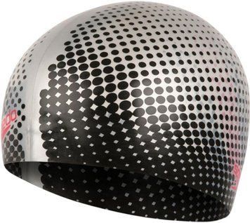 Шапка для плавання Speedo REV MOUD SILC CAP AU SILVER/BLACK сріблястий, чорний Уні OSFM 00000015923