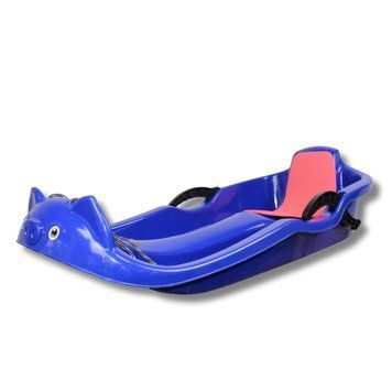 Санки пластикові з гальмами Prime Sport Snow Rider сині PS-0007B