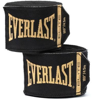 Бинты Everlast ELITE HANDWRAPS черный Уни 180 (457,2 см) P00003323