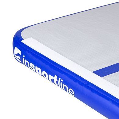 Надувной коврик inSPORTline Airstunt 500x100x10 см, бело-синий 28652