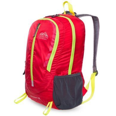 Рюкзак спортивний V-30л COLOR LIFE 9007 (Малиновий) 9007-CR