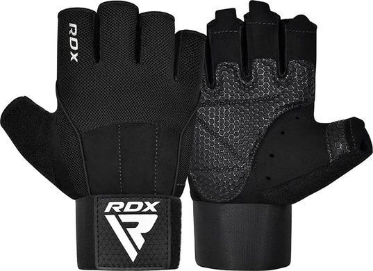 Тренировочные перчатки RDX GYM WEIGHT LIFTING GLOVES W3 черный XL (WGS-W3B) 00000041901