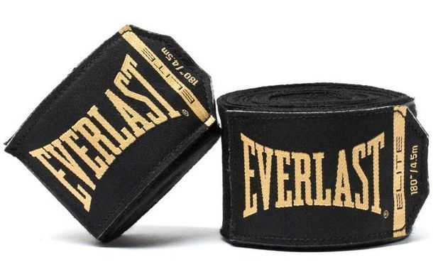 Бинты Everlast ELITE HANDWRAPS черный Уни 180 (457,2 см) P00003323