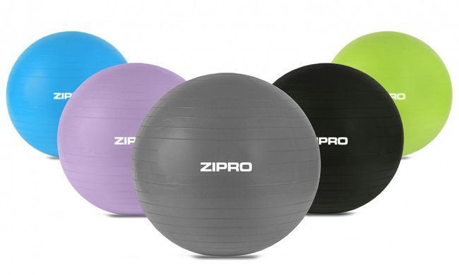 Мяч гимнастический Zipro Anti-Burst 55 см серый 5902659841896