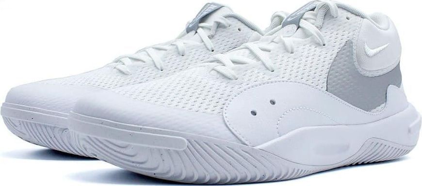 Обувь для волейбола Nike Hyperquick белая, серая 39 (6.5US) 24.5 см FN4678-102
