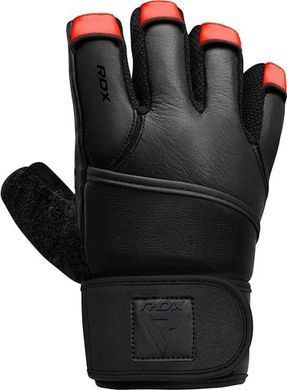 Тренировочные перчатки RDX GYM GLOVES MICRO черный, красный S (WGL-L7R) 00000041880