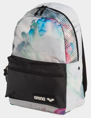 Рюкзак Arena TEAM BACKPACK 30 ALLOVER 30L черный, белый, голубой Уни 54x36x27 см 00000032584