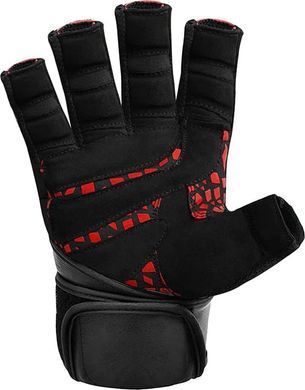 Тренировочные перчатки RDX GYM GLOVES MICRO черный, красный S (WGL-L7R) 00000041880