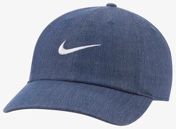 Кепка Nike U NSW H86 SWOOSH DENIM CAP синій Уні OSFM DJ6220-410