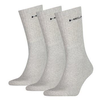 Шкарпетки Head CREW 3PPK UNISEX сірий Уні 35-38 771027001-400