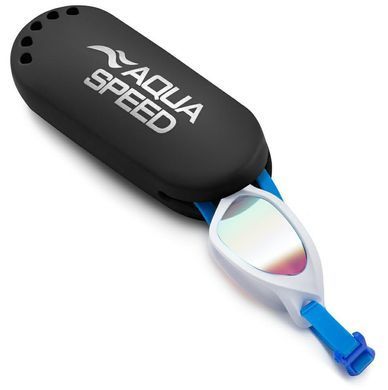 Чохол для окулярів Aqua Speed Silicone goggle case чорний OFSM 633-07