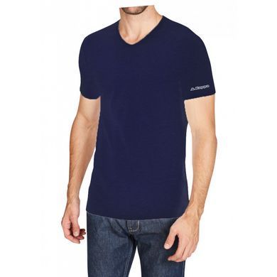 Футболка Kappa T-shirt Mezza Manica Scollo V темно-синій Чол  K1316 BluNavy
