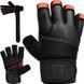 Тренировочные перчатки RDX GYM GLOVES MICRO черный, красный L 00000041880 фото 1