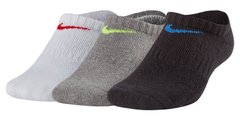 Шкарпетки Nike Y NK EVERYDAY CUSH NS 3PR чорний, білий, сірий Діт 38-42 00000006557