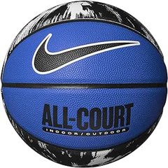 мяч баскетбольный Nike EVERYDAY ALL COURT 8P GRAPHIC DEFLATED синий, черный, белый Уни 7 00000029780