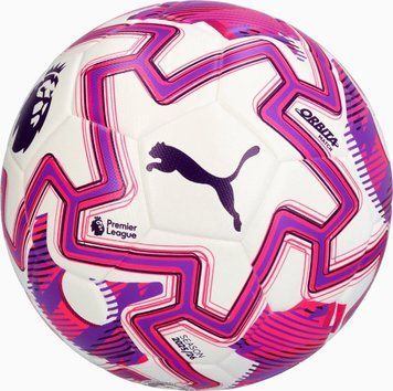 М'яч футбольний Puma Match PL Brilliance (FI Qty) білий, рожевий 5 084704-01