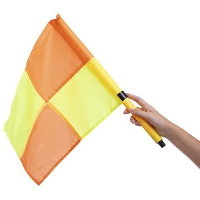 Флаги угловые складные SP-Sport C-4585 4шт 1,63м оранжево-желтый C-4585