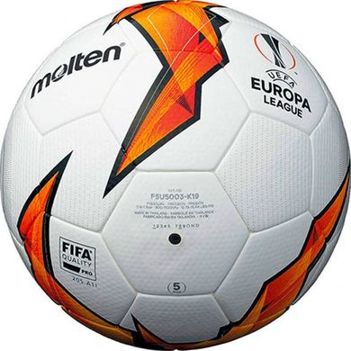 Футбольний м'яч Molten UEFA Europa League OMB (FIFA PRO) F5U5003-K19 F5U5003-K19