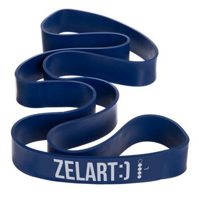 Гума петля для підтягувань та тренувань стрічка силова Zelart POWER BANDS FI-0889-4 25-57кг синій FI-0889-4