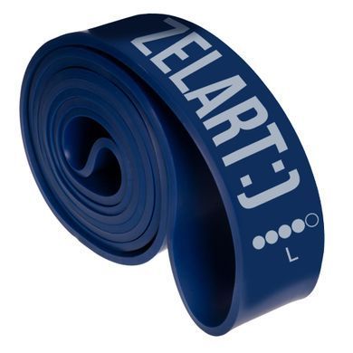 Гума петля для підтягувань та тренувань стрічка силова Zelart POWER BANDS FI-0889-4 25-57кг синій FI-0889-4