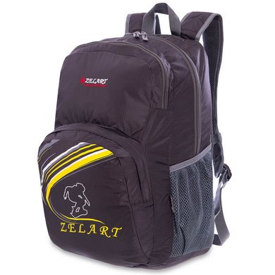 Рюкзак спортивный с жесткой спинкой Zelart GA-3705 (Черный) GA-3705-BK