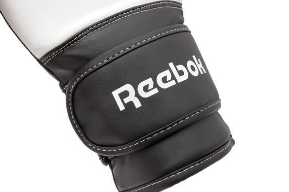 Боксерські рукавички Reebok Boxing Gloves білий, червоний, чорний Чол 10 унцій 00000026342
