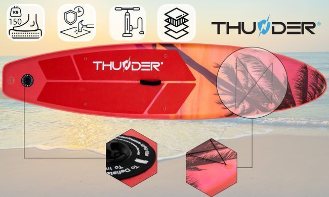 Надувна SUP дошка (Сапборд) THUNDER COAST ISLE 320 ISLE