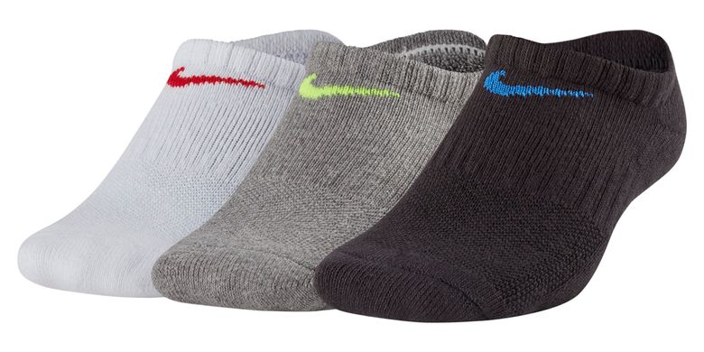 Шкарпетки Nike Y NK EVERYDAY CUSH NS 3PR чорний, білий, сірий Діт 38-42 00000006557