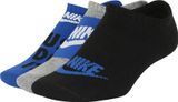Шкарпетки Nike Y NK EVERYDAY LTWT NS 3PR - HB чорний, сірий, синій Діт  SK0054-907