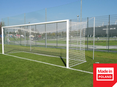 Сітка на футбольні ворота 7,5х2,5х2х2 м., "PoldanNet" Польща (шнур 3,5 White)/шт. FBP-3510-2