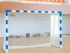 Ворота для міні-футболу та гандболу розбірні с полосами SS00009