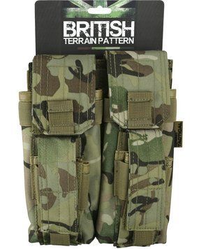 Підсумок під магазини АК KOMBAT UK Double Mag Pouch with PISTOL Mag kb-dmpp-btp