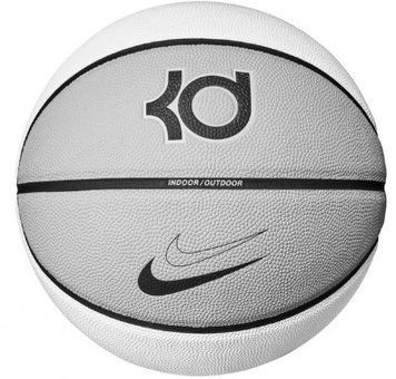 М'яч баскетбольний Nike ALL COURT 8P K DURANT DEFLATED SUMMIT WHITE/GREY FOG/BLACK/BLACK 07 N.100.7111.113.07