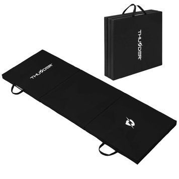 Мат гимнастический THUNDER MG-02, 180 х 60 х 5 см, черный MG-02-BLACK
