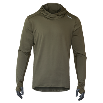 Лонгслів Chiton Hood CoolPass Олива (5784), L 5784L