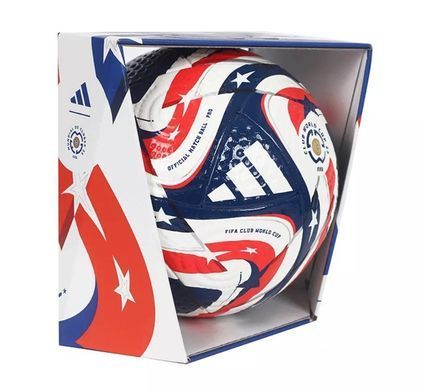 М'яч футбольний Adidas FIFA World Cup Pro OMB JE8770 №5 Червоно-синій JE8770
