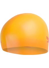 Шапка для плавання Speedo MOULDED SILC CAP JU помаранчевий Діт OSFM 00000017231