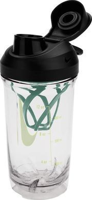 Пляшка Nike TR RECHARGE SHAKER BOTTLE 16 OZ прозорий, чорний, зелений, жовтий 470 мл N.101.2242.943.16