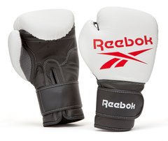 Боксерські рукавички Reebok Boxing Gloves білий, червоний, чорний Чол 12 унцій 00000026343